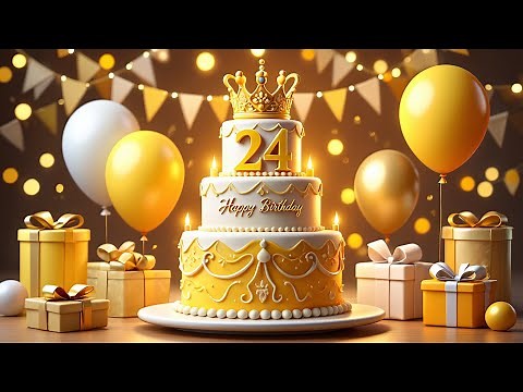 Happy Birthday Song for 24 Year Old 🎂 | 24th Birthday Wishes