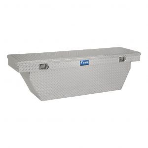 Bright Aluminum 69" Deep Angled Crossover Truck Tool Box