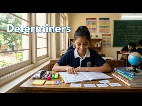Determiners | Animation | Explanation | English Grammar for Class 6