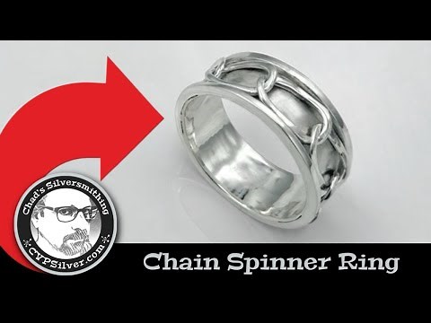 Making a Chain Spinner Ring: A Silversmithing Tutorial