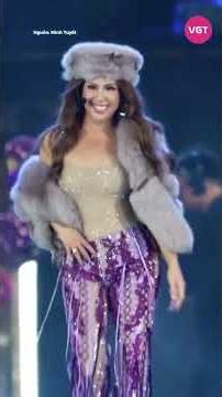 Minh Tuyet's awkward stride, yet her sophisticated aura remains unmatched