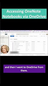 How to Access OneNote Notebooks via OneDrive #shorts