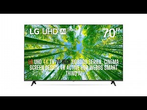 LG UHD 4K TV 70 Inch UQ8000 Series | Cinema Screen Design 4K Active HDR webOS Smart ThinQ AI