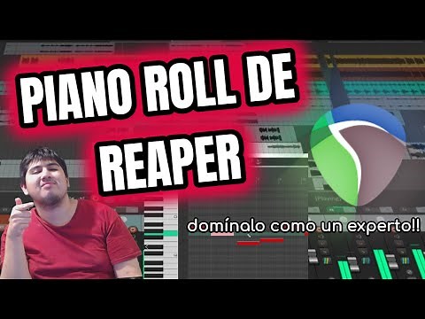 ¿CÓMO USAR EL PIANO ROLL DE REAPER? fácil y rápido!!!