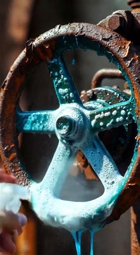 Corroded Steel Ladder Joint Bracket Restoration | Satisfying Rust Removal