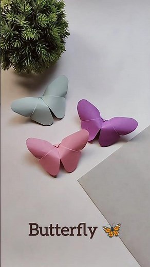 🦋 Origami Butterfly Easy Tutorial Step By Step | "How to make an easy Origami Butterfly"
