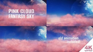 Pink Cloud Fantasy Sky