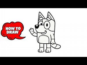 How to Draw Bluey! (Easy Step-by-Step Tutorial for Beginners)