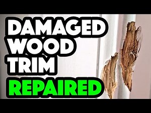 Wood Trim Repair around Door Frame