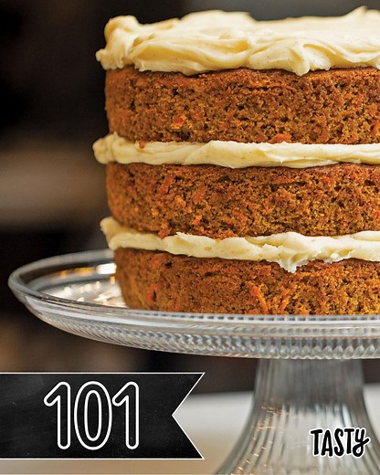124K views · 504 reactions | Ever wondered how to make the perfect carrot cake? Look no further. See and shop the recipe here: https://tasty.co/buy/the-best-carrot-cake-you-ll-ever-eat | Tasty | Facebook