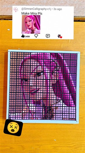 Creating Huntrix "MIRA" With Cubes! 😵😱 #viral #rubikscube #shorts 😊😊