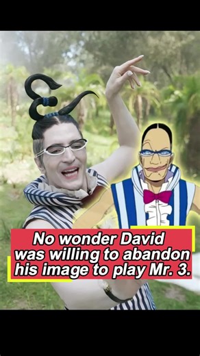 David Dastmalchian's Transformation for Mr. 3 in One Piece
