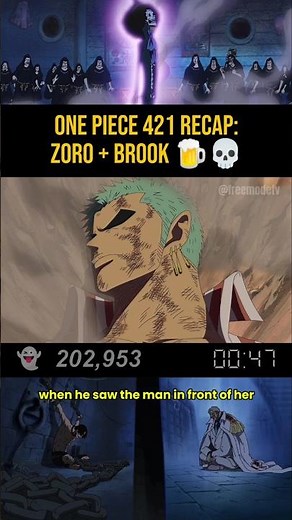 One Piece 421 Recap: Zoro and the Ghost Princess + Brook Become Satan 👻😈