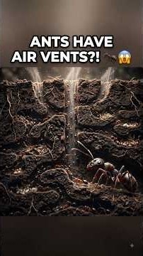 The Secret Ventilation System Inside an Ant Colony 😱 #nature #shorts #antcolony