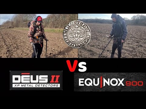 Equinox 900 vs Xp Deus 2 Depth test - Part 1
