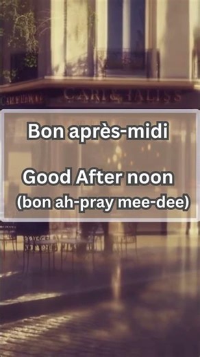 French words you need daily (Morning to night)