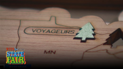Where you can get handmade woodworked state maps at the State Fair