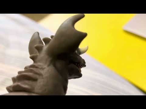 Baragon vs Barugon short kaiju fight