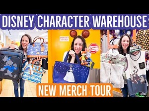 DISNEY CHARACTER WAREHOUSE New Merch August 2023 | Vineland Ave & International Dr | Disney Outlet