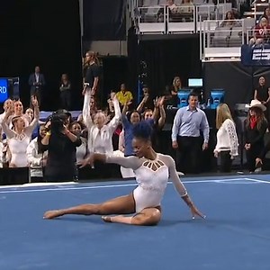 TRINITY THOMAS WITH A PERFECT 10 IN THE NATTY 🙌 The only perfect 10 of the national championship 🐊 Florida Gators Gymnastics | espnW