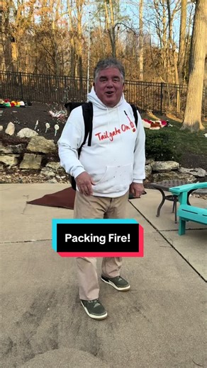 Packing Fire! Tailgate On! Fire Pit on the go. #tips #friends #fun #fire #fyp