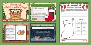 Christmas Through the Ages: History of Christmas Stockings PowerPoint and Activity Sheet