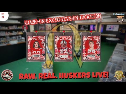 LIVE On Location: Walk-On Cards & Collectibles Fremont, NE For Husker Meet-and-Greet + Fan Q&A
