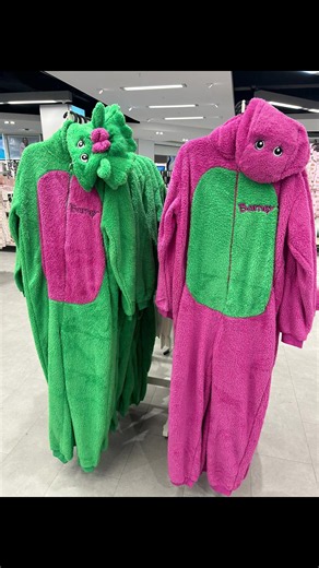 Barney Onesies & PJs from Primark | Limited Edition Childhood Comfort