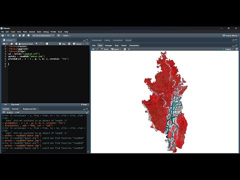 How to read and visualize data from satellite imagery in R language | Remote sensing Analysis with R