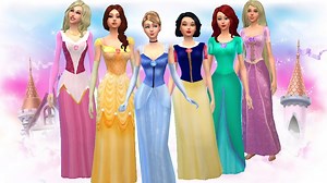 Princesas Disney en Los Sims 4: el desafío para los fans de Disney - VÍDEO