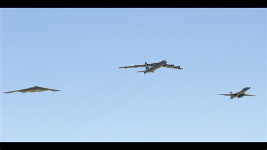 B-52 Bombers Demonstrate Air Power in the Middle East