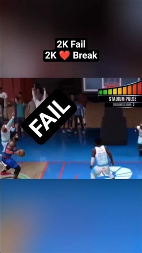 2K Fails and ❤️ Break #follow #hilariousfails #basketballplayer #nba #nba2k #fail #hilariousfails