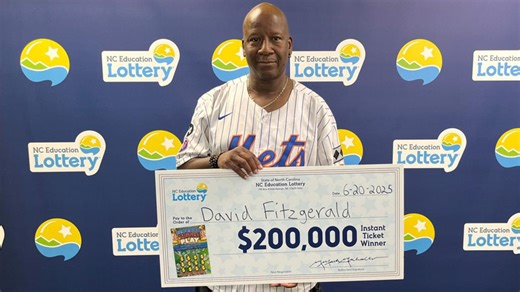 Greensboro man wins $200K on $5 scratch-off ticket, NC Education Lottery says