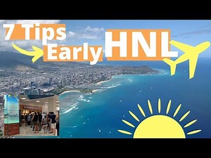 7 Tips for your EARLY MORNING Honolulu flight | TRAVEL TIPS | OAHU