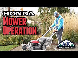 Honda Mower Operation- HRX 217- Basic operation