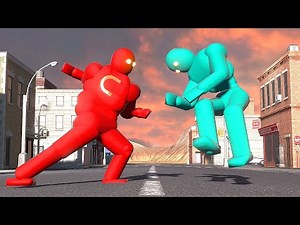 Supervillain NPC hunts the Smart AI! (with Active Ragdoll Physics)