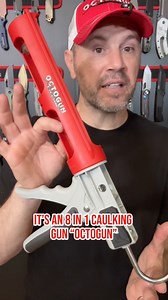 NEW 8 in 1 Calking Gun “OCTOGUN” Is Perfect! #caulking #caulkinggun #construction #constructionlife #tools #protools #framers #diyer #handyman #remodeler | Mastering Mayhem