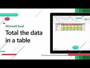 Total the data in an Excel table Excel Short Clip Tutorial shorts itsolzone