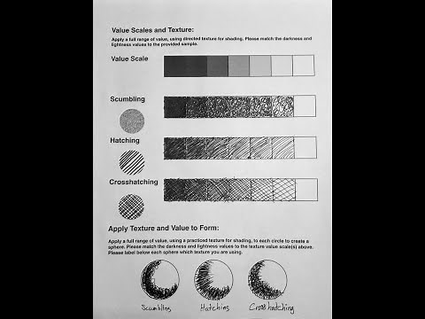 pencil shading value scale