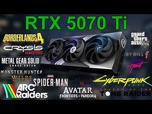 RTX 5070 Ti | Tested in 30 Triple A games | 1440P, 4K