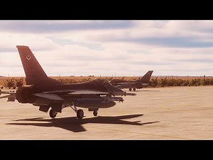 DCS World - F-16 vs MiG-25 - First AMRAAM Kill Ever, Iraq 1992.