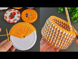 MUST-TRY!💥 Crochet Decorative Basket | Simple & Practical Crochet Box Making