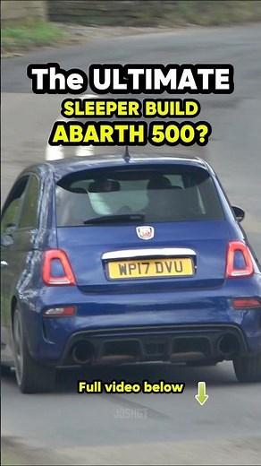 Abarth 595 *300HP* Sleeper Build 😨 #shorts #abarth #sleeper