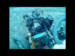 Power steering for a homemade mini tractor