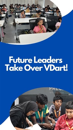 VDart on Instagram: "They walked in as kids. They worked like pros. And they left us inspired. 💫 Sharing the memories from the month of May, where our office felt different for those 2 weeks... Brighter, joyful and full of the kind of imagination adults forget to have. Here’s to the future minds who reminded us what curiosity looks like. Happy Children’s Day from the VDart family 💙 #lifeatvdart #childernsday #VDartCulture #inspire"
