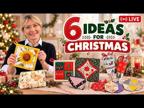 6 BEAUTIFUL & EASY CHRISTMAS SEWING PROJECTS | HANDMADE GIFT IDEAS FOR THE WHOLE FAMILY