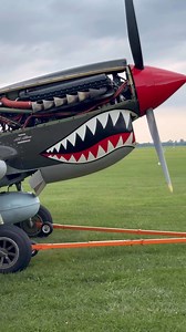 32K views · 2.3K reactions | P-40 Warhawk engine run with pilot Thom Richard ( Mike Killian) | Avgeekery.com | Facebook
