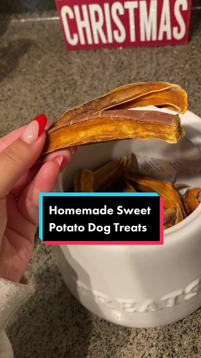 Homemade Healthy Sweet Potato Dog Treats