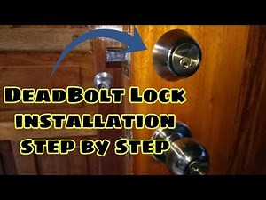 Paano mag install ng Dead bolt lock / Dead lock | MAYNARD COLLADO