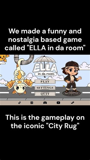 ELLA in da room Demo Trailer☂️ #gaming #indiegame